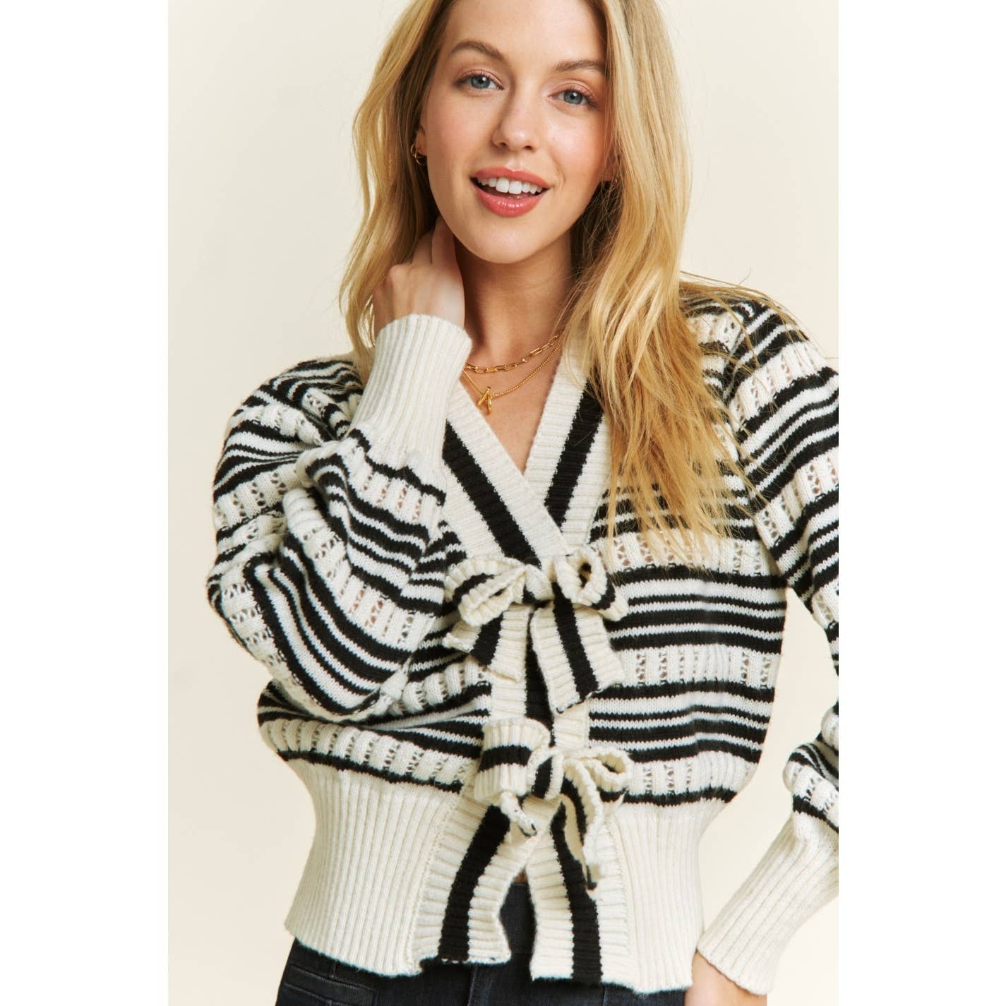 Stripes & Sass Cardigan