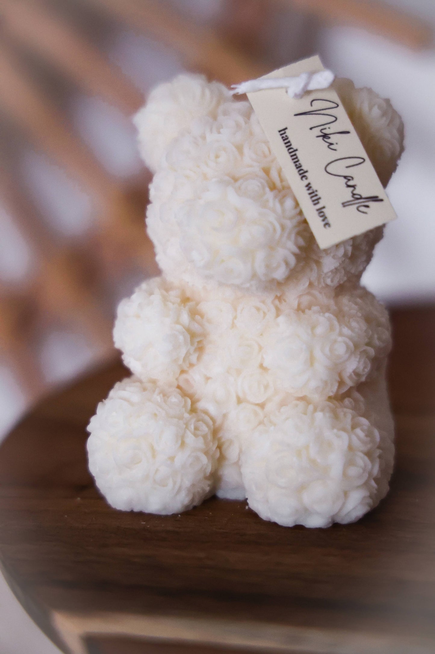 The Teddy Rose Vegan Candle