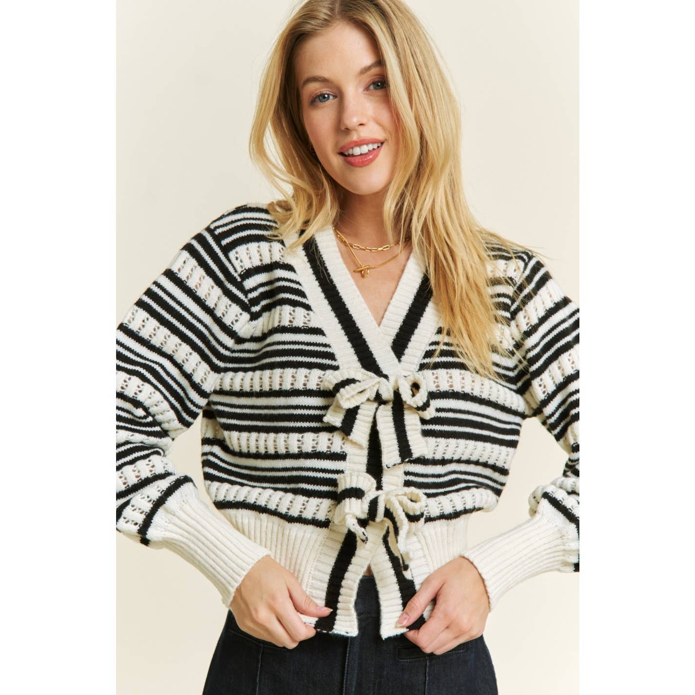 Stripes & Sass Cardigan