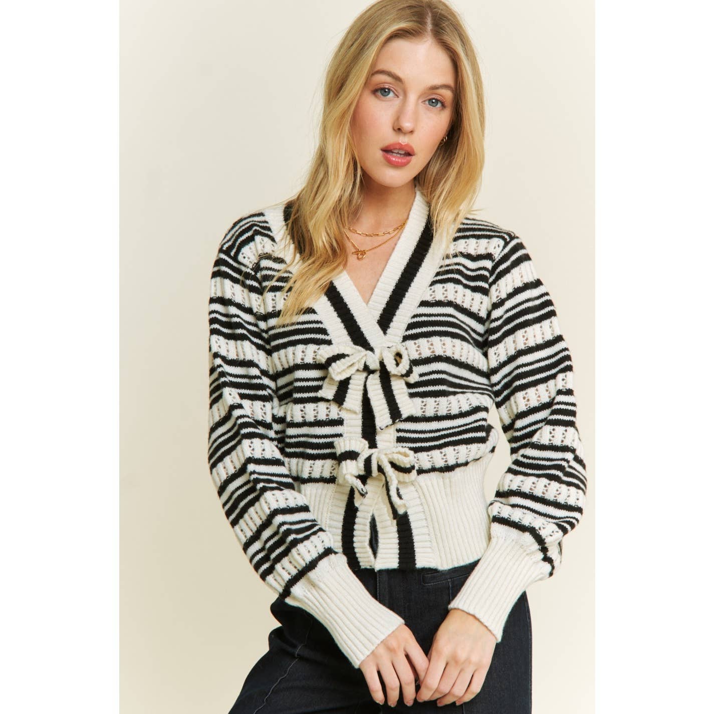 Stripes & Sass Cardigan
