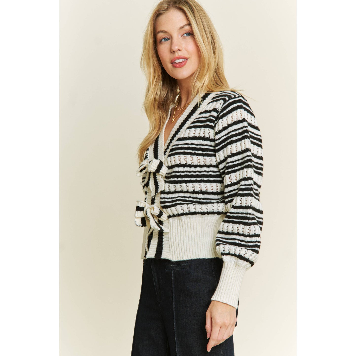 Stripes & Sass Cardigan