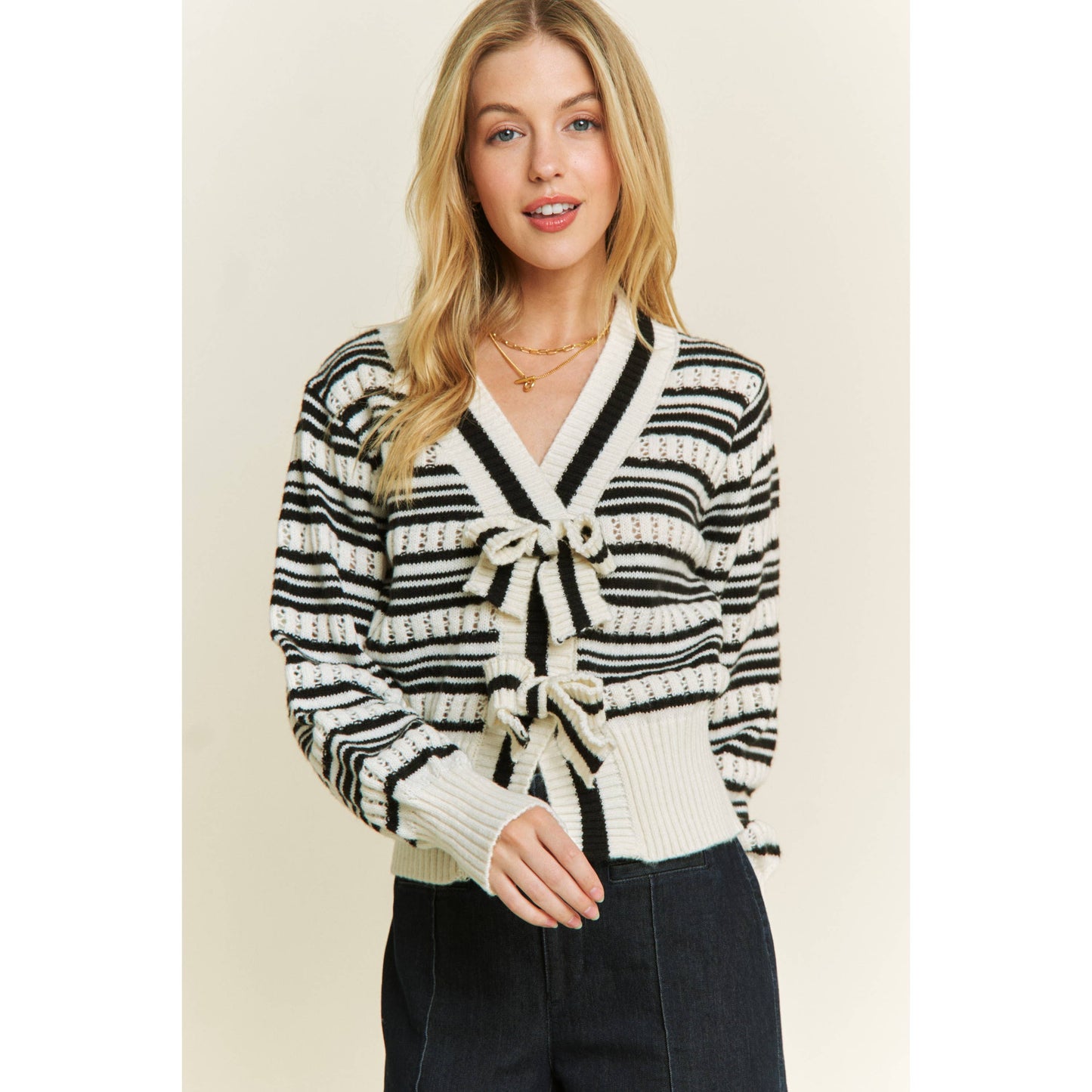 Stripes & Sass Cardigan