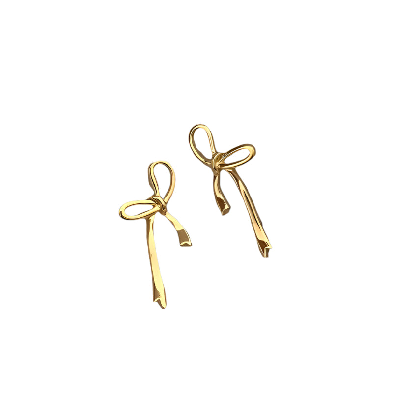 The Bow Earrings – Gold