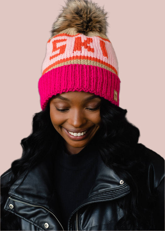 Le Ski Pom Pom Hat