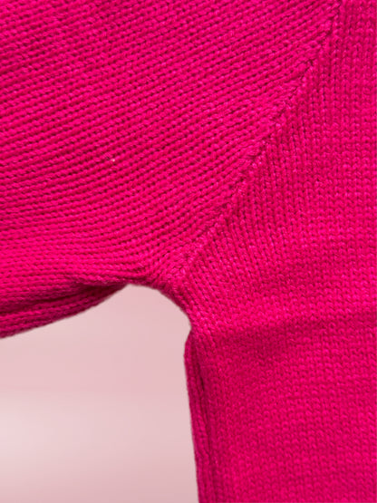 Bright Pink Aprés Sweater