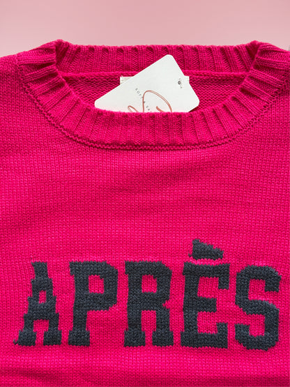 Bright Pink Aprés Sweater
