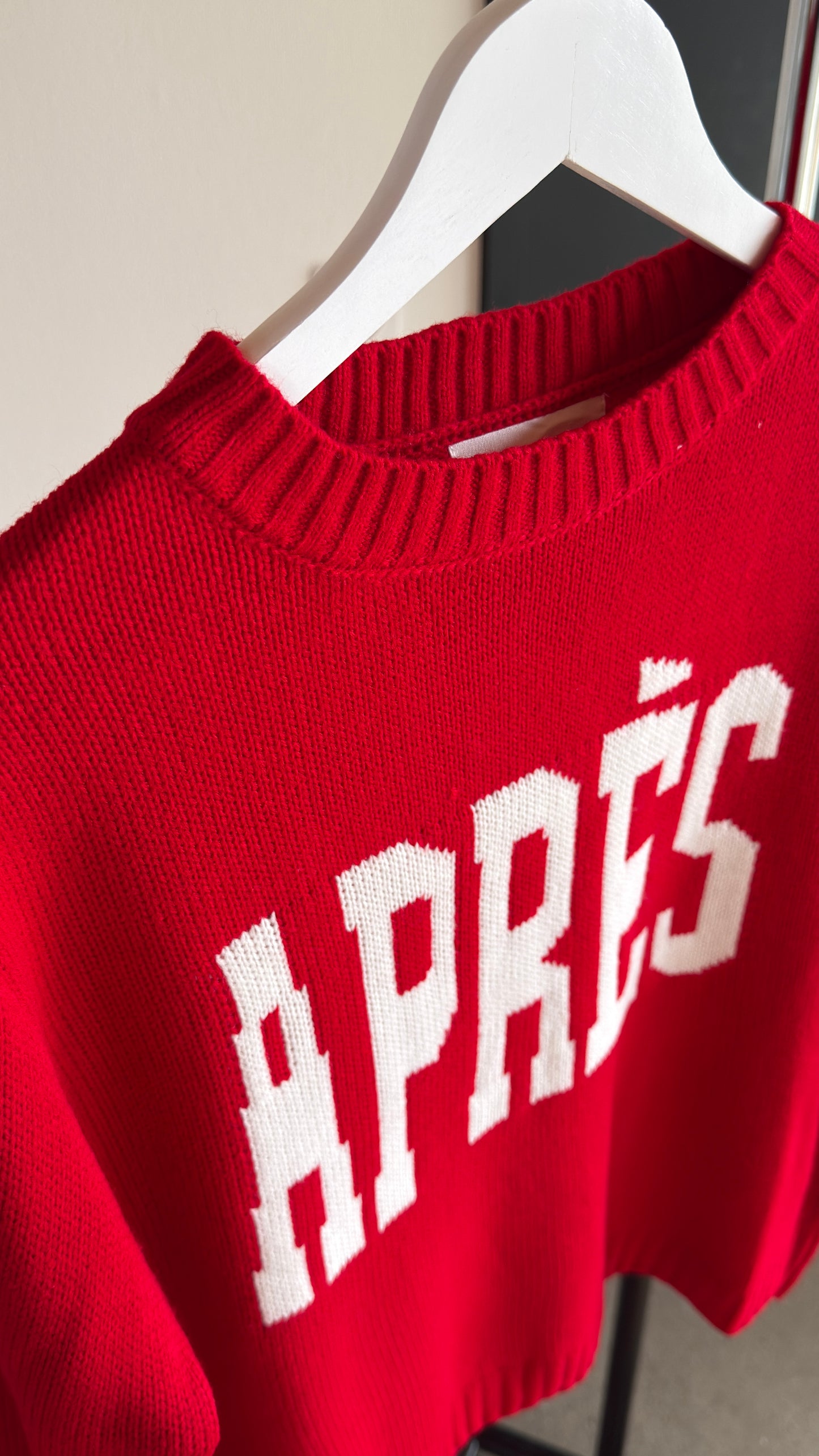 Red Aprés Sweater