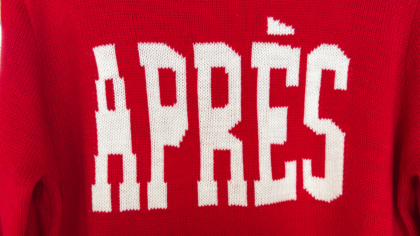 Red Aprés Sweater