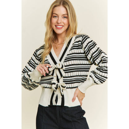 Stripes & Sass Cardigan