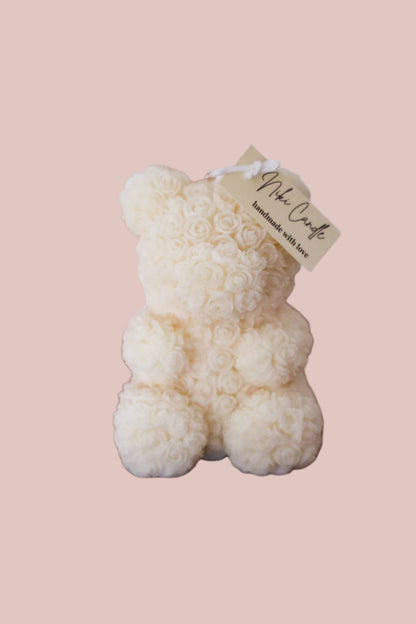 The Teddy Rose Vegan  Candle