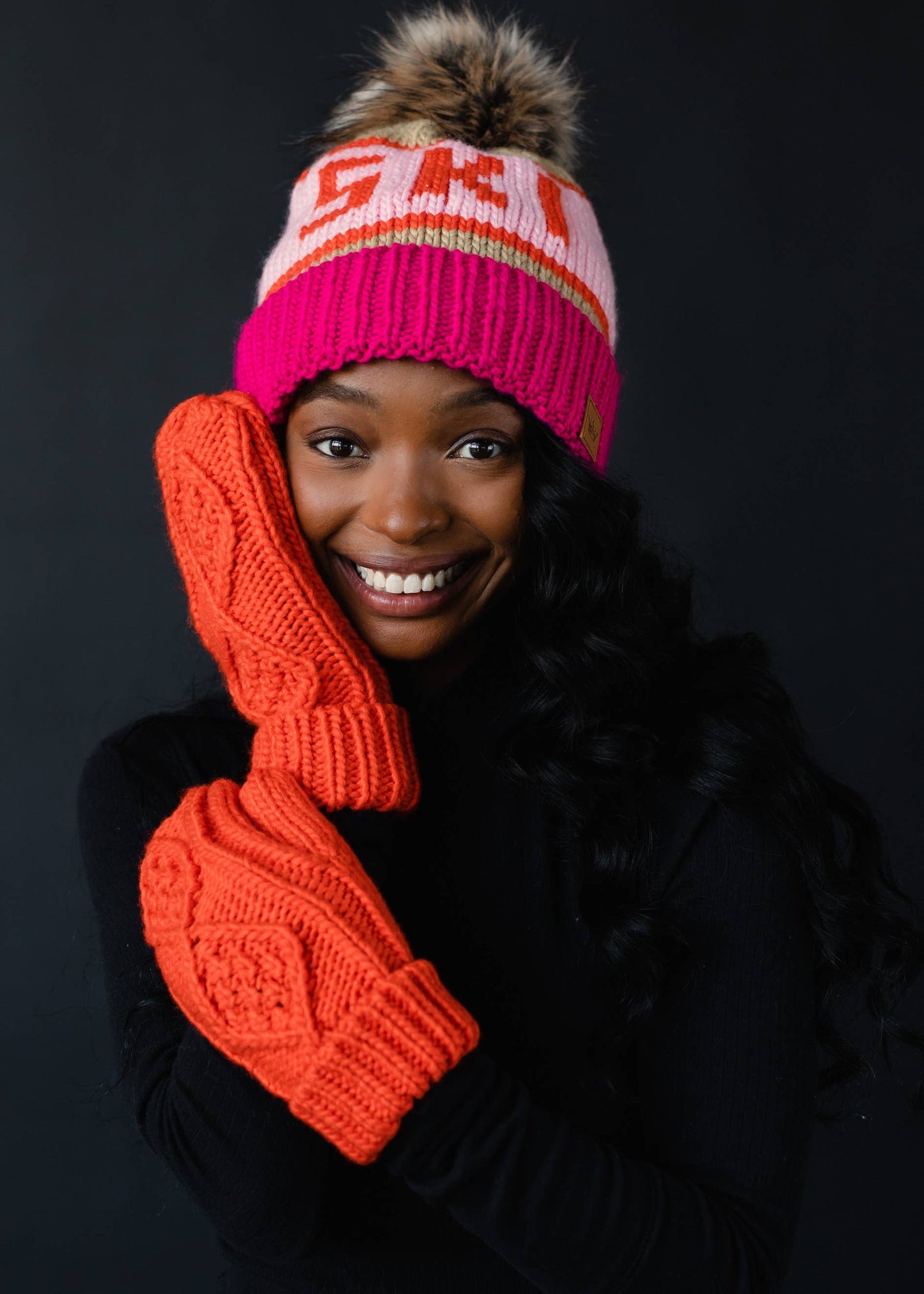 Le Ski Pom Pom Hat