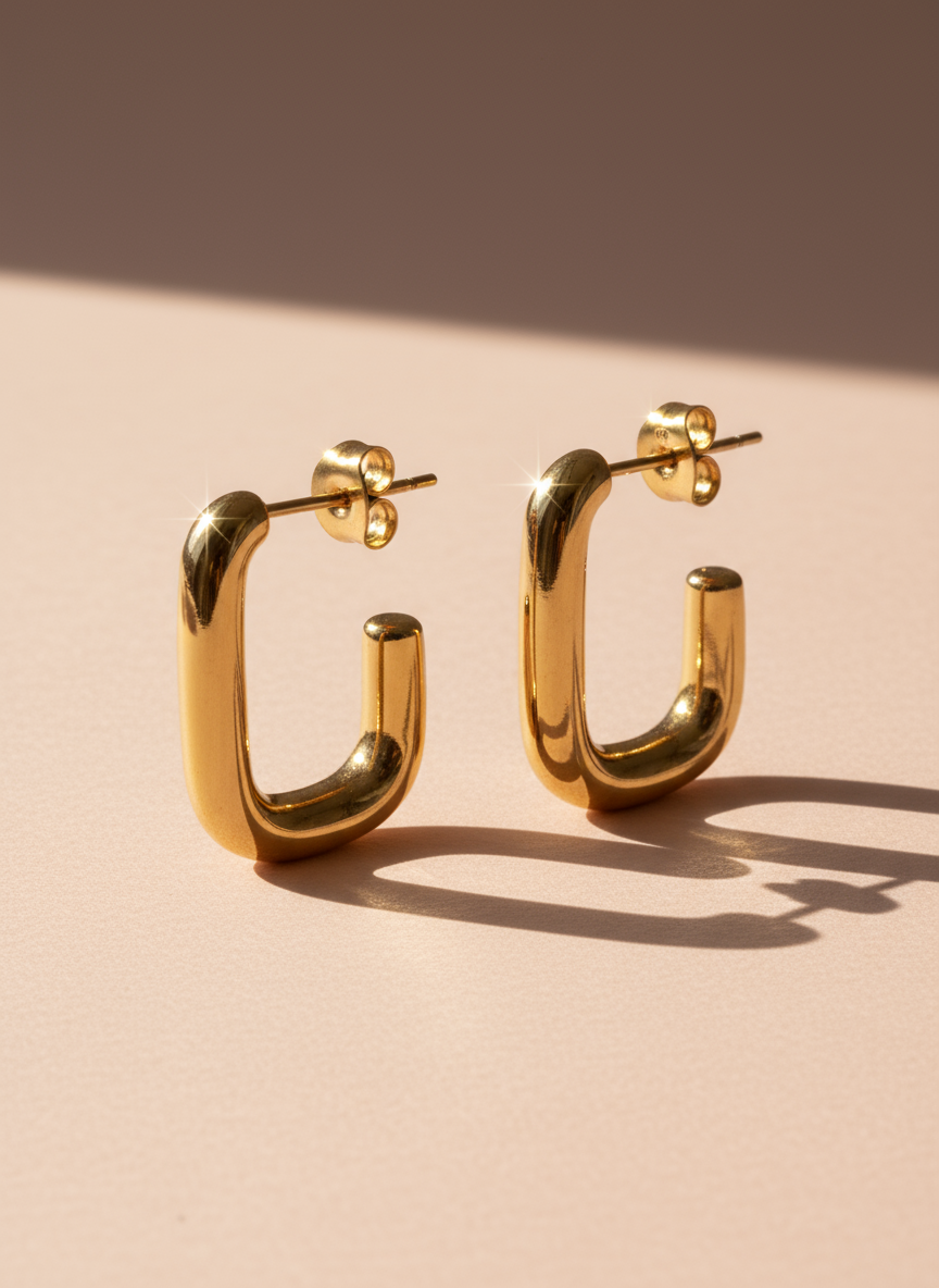 Hoopy | 18k gold plated