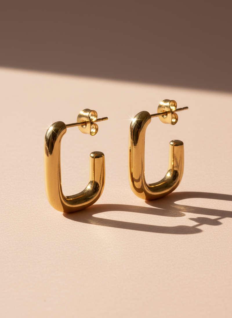 Hoopy | 18k gold plated