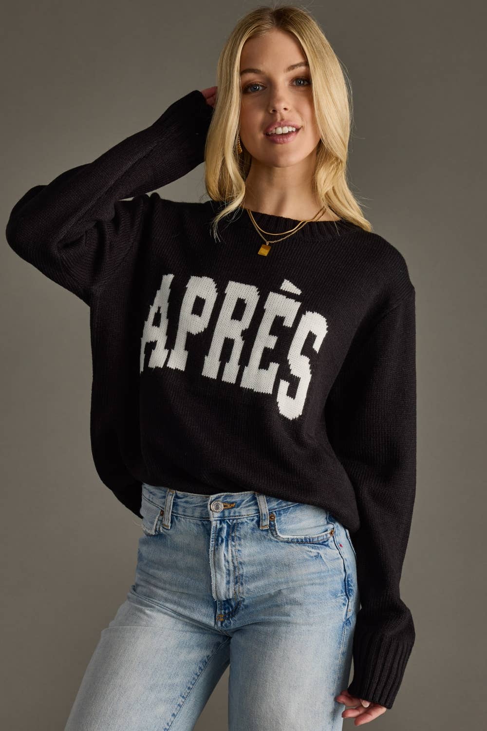 Black Aprés Sweater